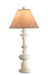 Farrington 1-Light Table Lamp in Natural with Cream Silk Shade - Lamps Expo