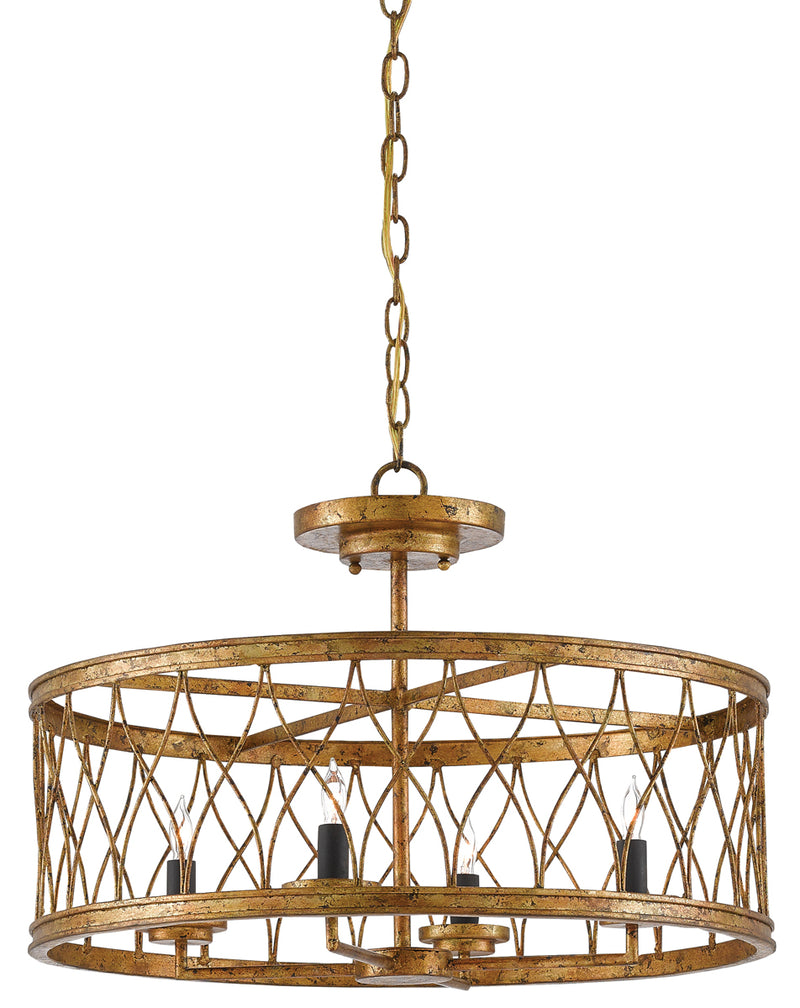 Crisscross 4-Light Chandelier - Lamps Expo