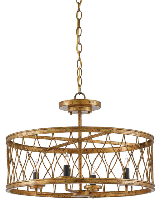 Crisscross 4-Light Chandelier - Lamps Expo