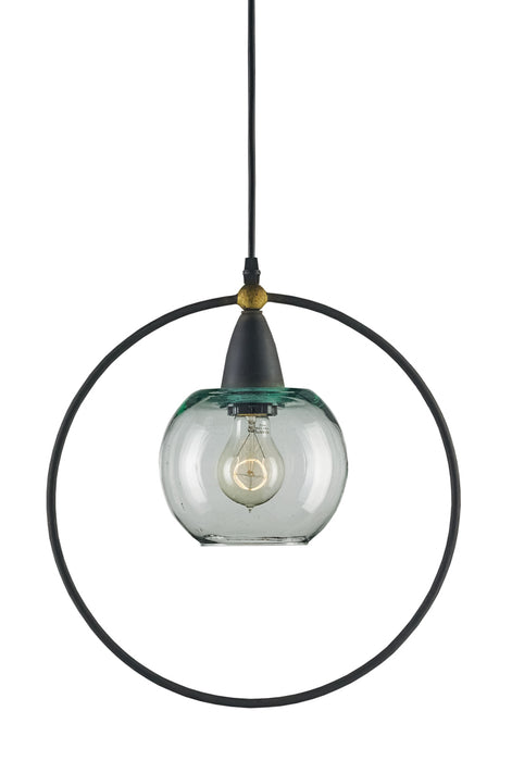 Moorsgate 1-Light Pendant in Blacksmith & Old Brass - Lamps Expo
