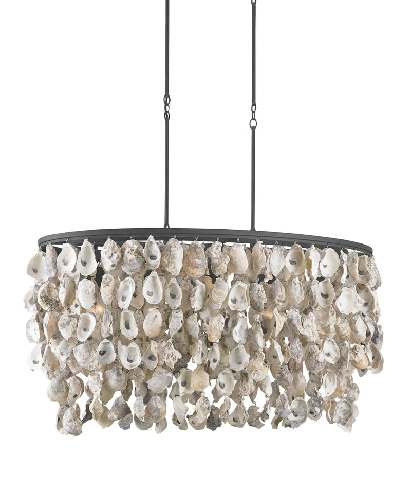Stillwater 5-Light Pendant in Natural & Blacksmith - Lamps Expo