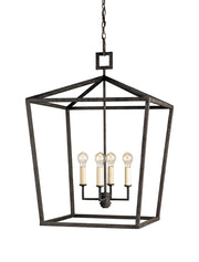 Denison 4-Light Chandelier - Lamps Expo