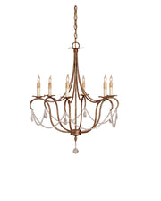 Crystal 6-Light Chandelier - Lamps Expo