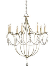 Crystal 8-Light Chandelier - Lamps Expo