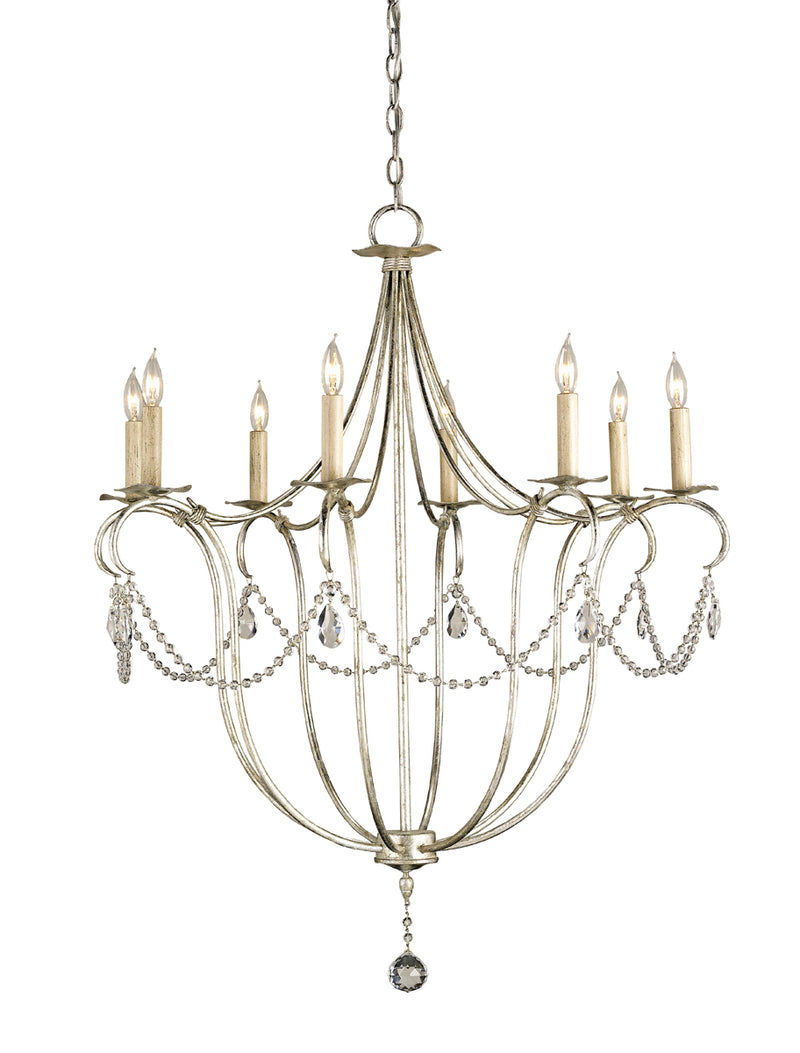 Crystal 8-Light Chandelier - Lamps Expo