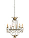 Elegance 8-Light Chandelier in Etruscan & Gold Leaf - Lamps Expo