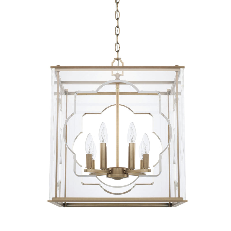 8-Light Foyer Chandelier - Lamps Expo