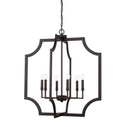 6-Light Foyer Chandelier - Lamps Expo