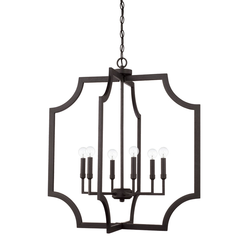 6-Light Foyer Chandelier - Lamps Expo