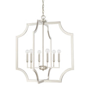 6-Light Foyer Chandelier - Lamps Expo