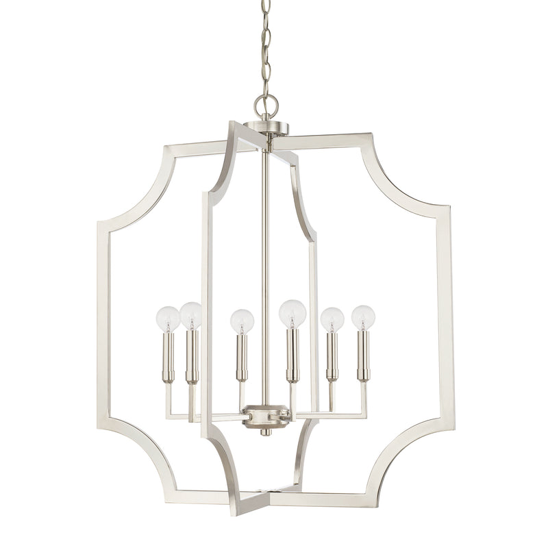 6-Light Foyer Chandelier - Lamps Expo