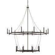 Lancaster 20-Light 2-Tier Chandelier - Lamps Expo