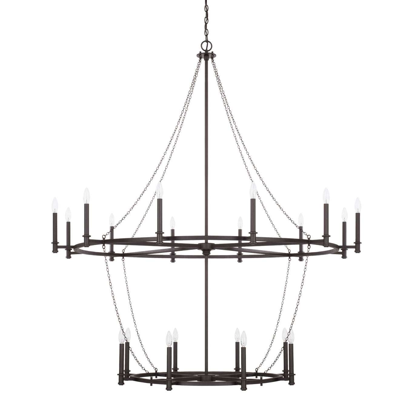 Lancaster 20-Light 2-Tier Chandelier - Lamps Expo