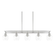 Mid-Century 5-Light Island Chandelier - Lamps Expo