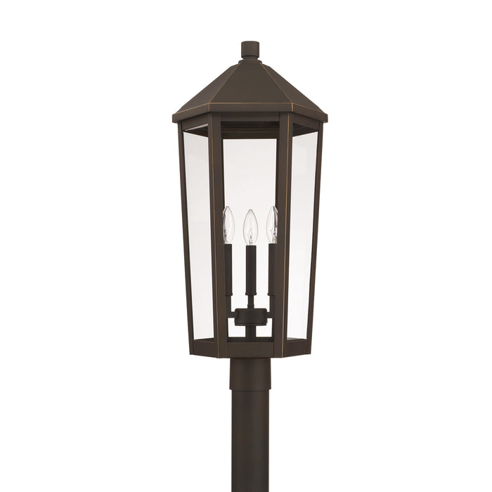 Ellsworth 3-Light Outdoor Post Lantern - Lamps Expo