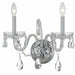 Traditional Crystal 2-Light Wall Mount - Lamps Expo