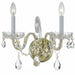 Traditional Crystal 2-Light Wall Mount - Lamps Expo