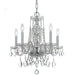 Traditional Crystal 5-Light Mini-Chandelier - Lamps Expo
