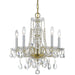 Traditional Crystal 5-Light Mini-Chandelier - Lamps Expo