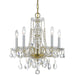 Traditional Crystal 5-Light Mini-Chandelier - Lamps Expo