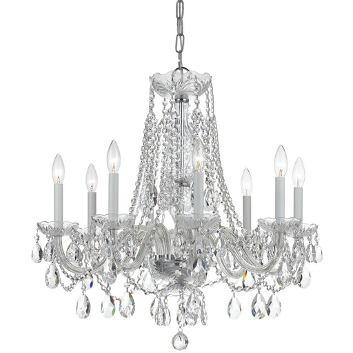 Traditional Crystal 8-Light Chandelier - Lamps Expo