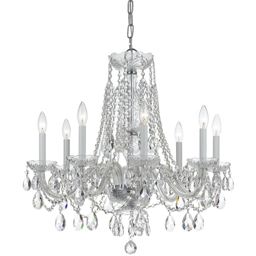 Traditional Crystal 8-Light Chandelier - Lamps Expo