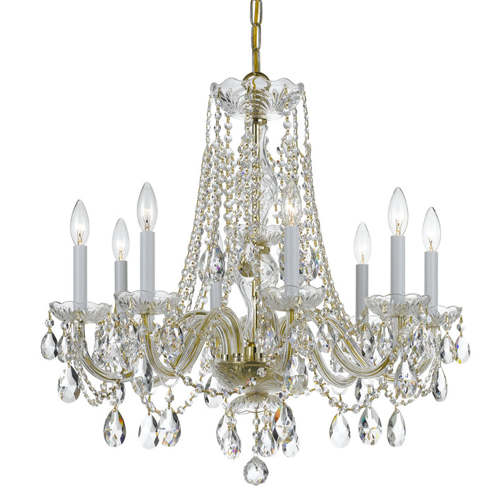 Traditional Crystal 8-Light Chandelier - Lamps Expo