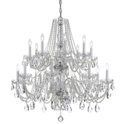 Traditional Crystal 16-Light Chandelier - Lamps Expo