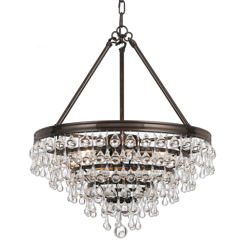 Calypso 6-Light Chandelier - Lamps Expo