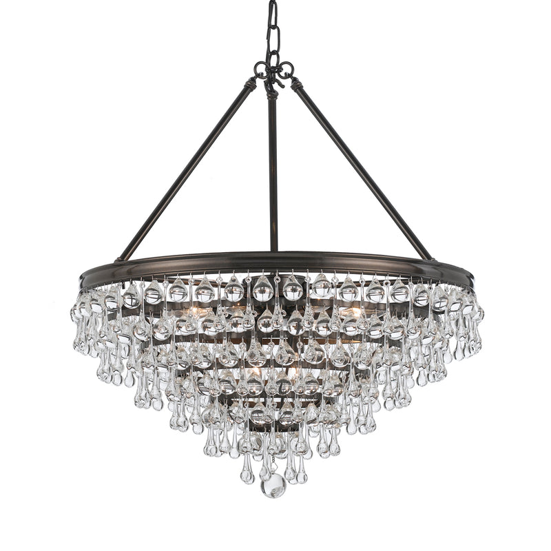 Calypso 8-Light Chandelier - Lamps Expo