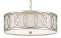 Graham 6-Light Chandelier in Antique Silver - Lamps Expo