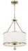 Broche 3-Light Chandelier - Lamps Expo