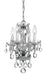 Traditional Crystal 4-Light Mini-Chandelier - Lamps Expo