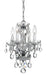 Traditional Crystal 4-Light Mini-Chandelier - Lamps Expo