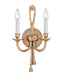 Cast Brass 2-Light Wall Mount - Lamps Expo
