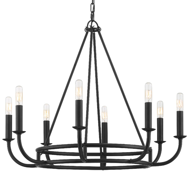 Bailey 8-Light Chandelier - Lamps Expo