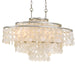 Brielle 6-Light Chandelier in Antique Silver - Lamps Expo