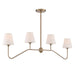 Keenan 4-Light Chandelier - Lamps Expo