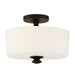 Travis 2-Light Ceiling Mount - Lamps Expo