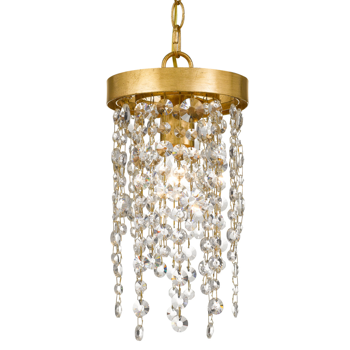 Windham 1-Light Pendant in Antique Gold - Lamps Expo