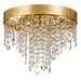 Windham 4-Light Ceiling Mount in Antique Gold - Lamps Expo