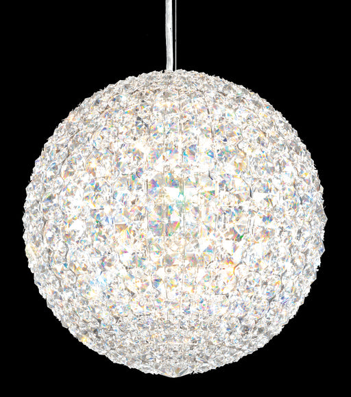 Da Vinci 12-Light Pendant in Stainless Steel with Clear Spectra Crystals