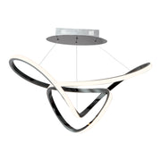 Perpetual 32" LED Pendant in Black Chrome