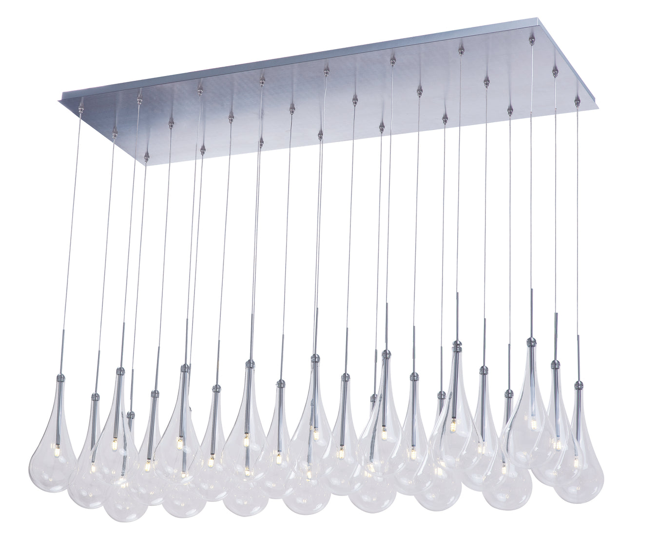 Larmes 24-Light LED Pendant in Polished Chrome