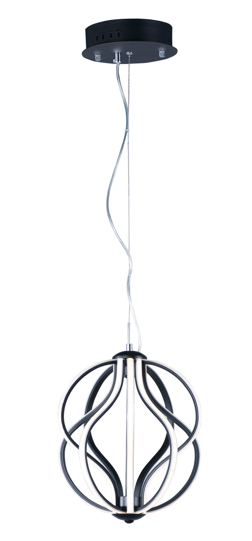 Aura 10-Light LED Pendant in Black