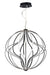 Aura 18-Light LED Pendant in Black