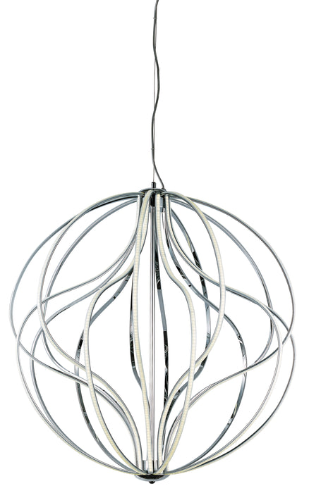 Aura 18-Light LED Pendant in Polished Chrome