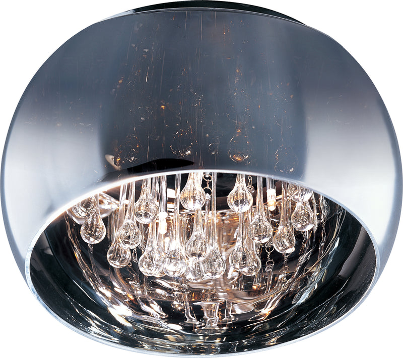 Sense 5-Light Flush Mount in Polished Chrome