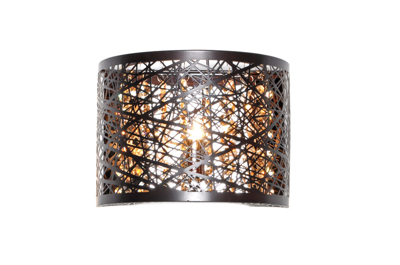Inca 1-Light Wall Sconce in Bronze