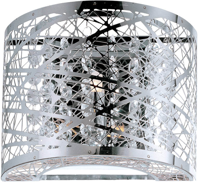 Inca 1-Light Wall Sconce W/LED Bulb in Polished Chrome